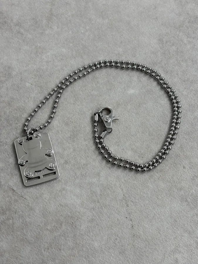 Dolce & Gabbana Bear Charm Dog Tag Necklace qAvCrLZ 3