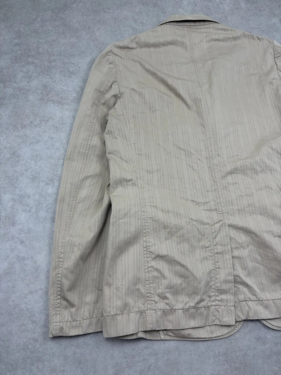 SS2006 Dolce & Gabbana Beige Light Blazer Jacket XEdVTdx 6