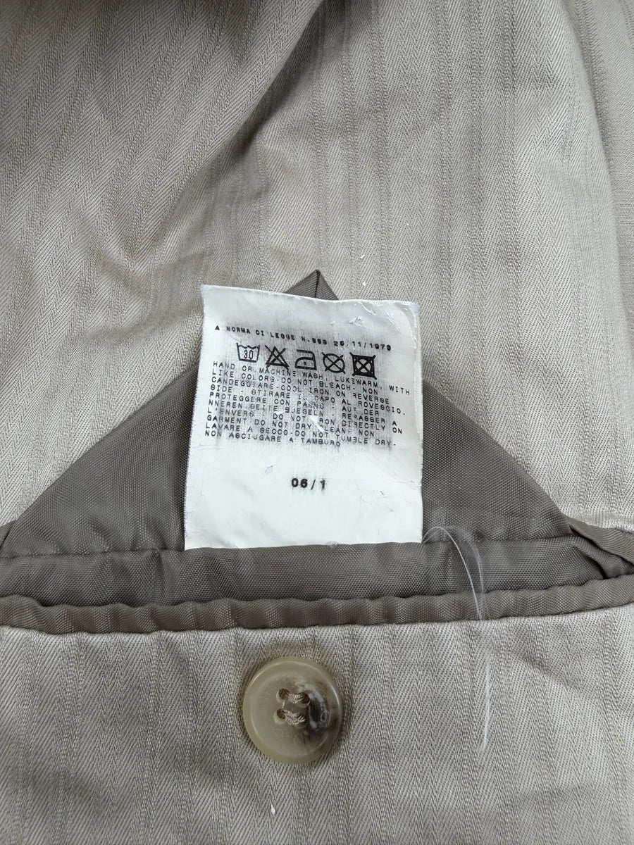 SS2006 Dolce & Gabbana Beige Light Blazer Jacket XEdVTdx 10