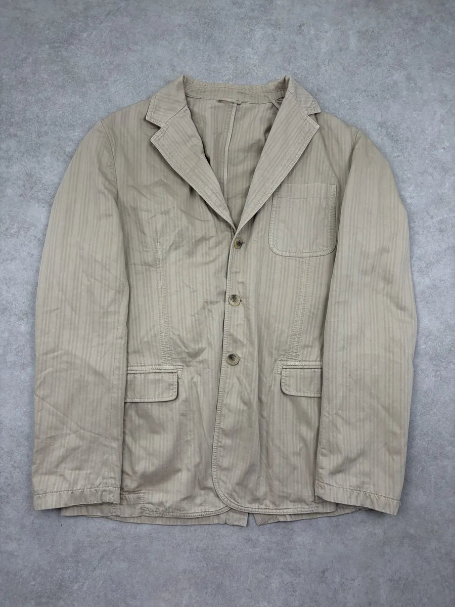 SS2006 Dolce & Gabbana Beige Light Blazer Jacket XEdVTdx 2