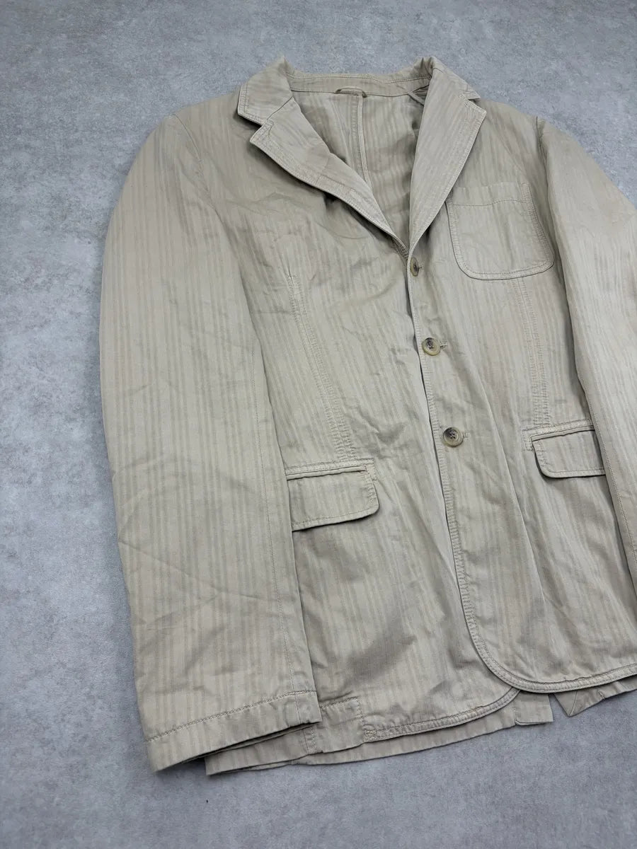 SS2006 Dolce & Gabbana Beige Light Blazer Jacket XEdVTdx 3
