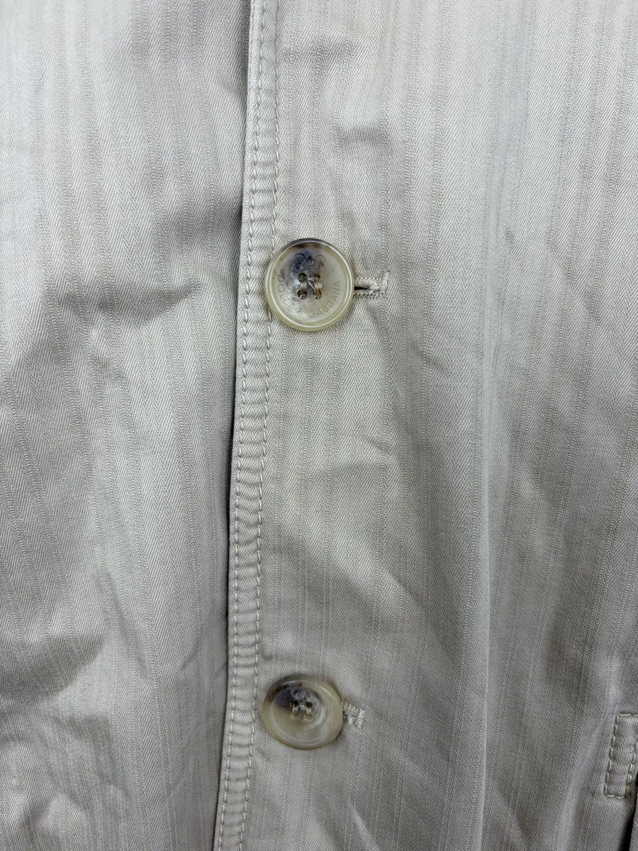 SS2006 Dolce & Gabbana Beige Light Blazer Jacket XEdVTdx 4