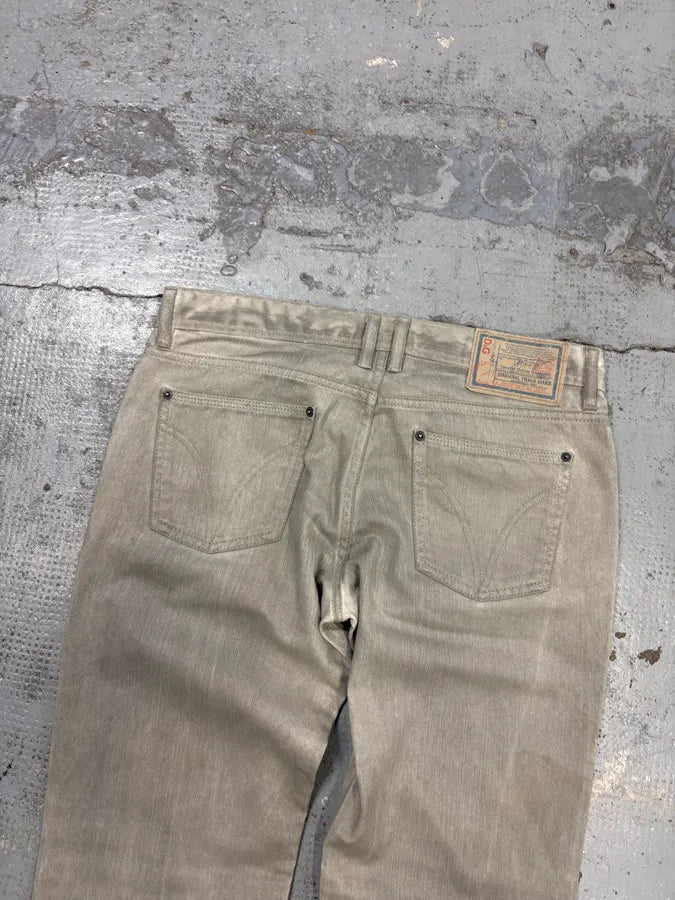 2000s Dolce & Gabbana Grey Faded Denim Jeans lzzLHGh 6