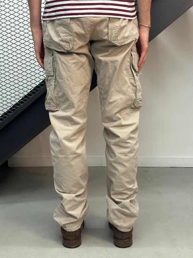 SS2004 Dolce & Gabbana Beige Military Cargo Pants xKZfHrz 4