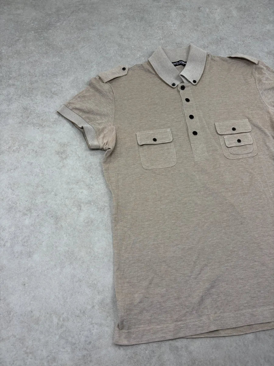 SS2008 Dolce & Gabbana Beige Multi Pockets Polo npQJYhN 3
