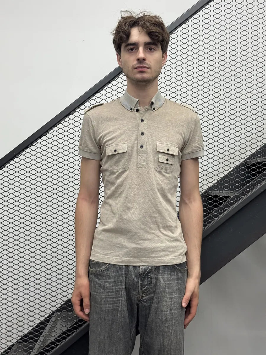 SS2008 Dolce & Gabbana Beige Multi Pockets Polo npQJYhN 1