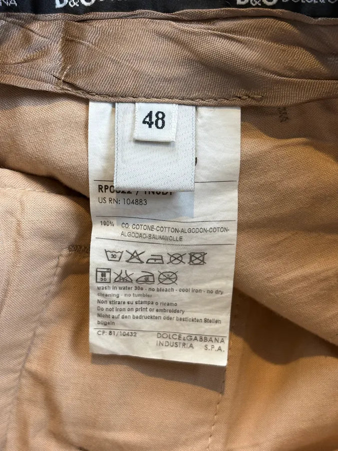 2000s Dolce & Gabbana Beige Cargo Shorts yViiXTA 9