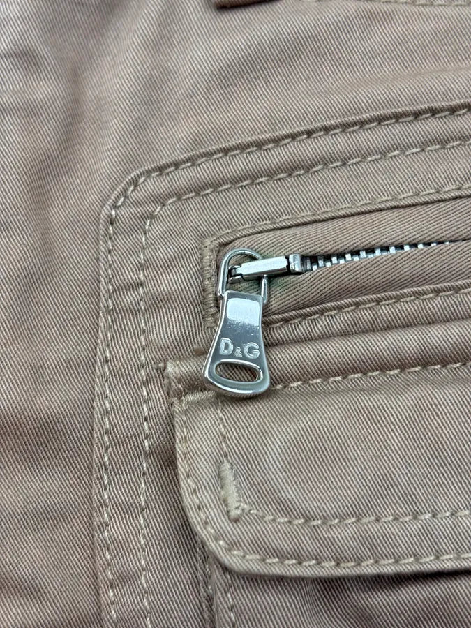 2000s Dolce & Gabbana Beige Cargo Shorts yViiXTA 7