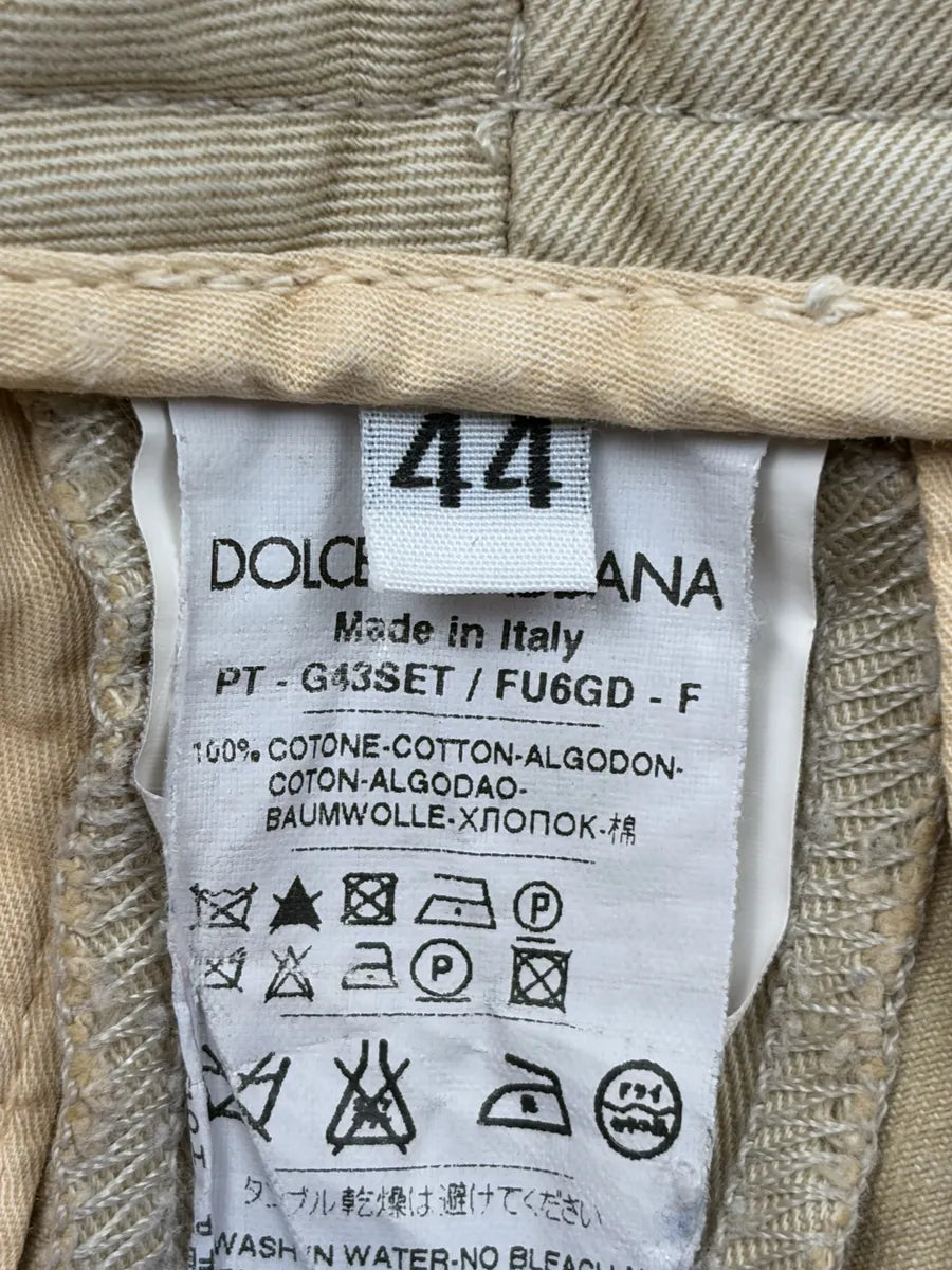 2010s Dolce & Gabbana Beige Cargo Shorts AbSfyAt 11
