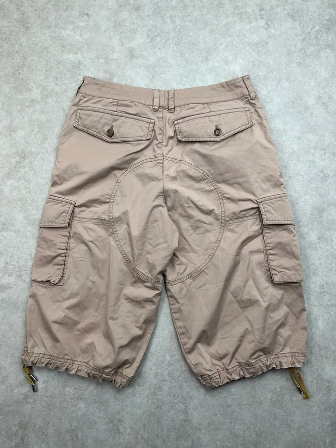 SS2008 Dolce & Gabbana Beige Cargo Shorts lxCEIFz 4