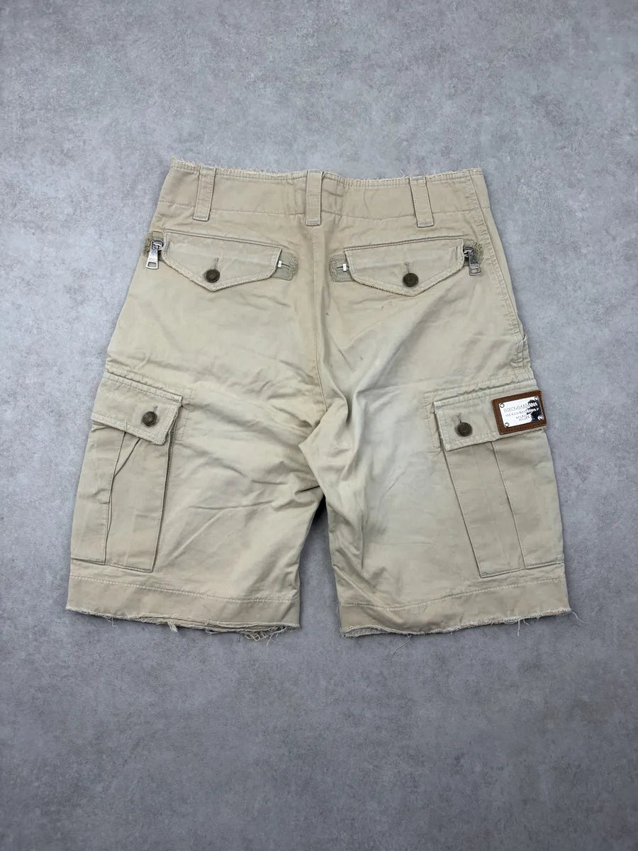 2010s Dolce & Gabbana Beige Cargo Shorts AbSfyAt 4