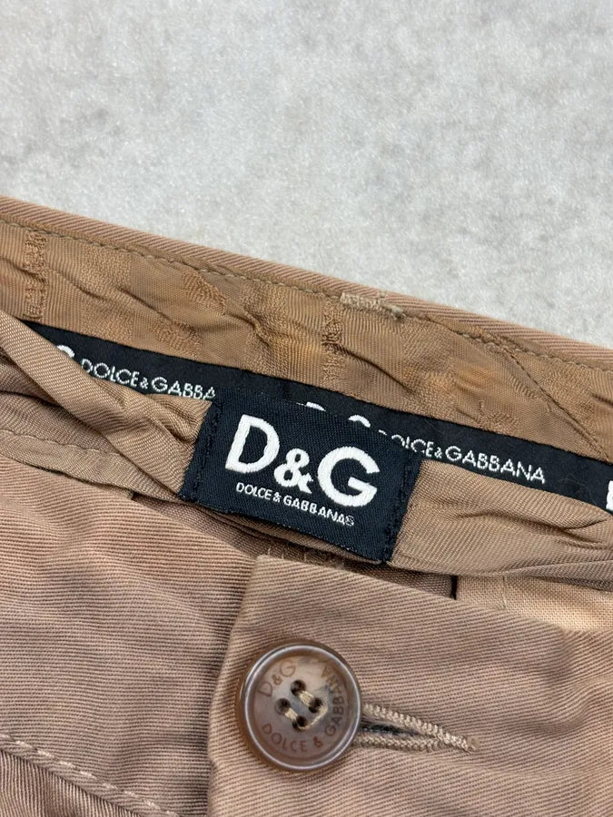 2000s Dolce & Gabbana Beige Cargo Shorts yViiXTA 8