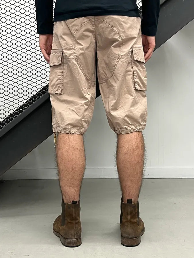 SS2008 Dolce & Gabbana Beige Cargo Shorts lxCEIFz 3
