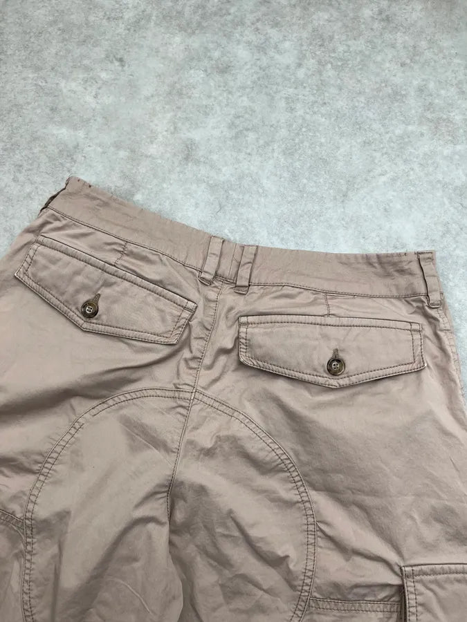 SS2008 Dolce & Gabbana Beige Cargo Shorts lxCEIFz 6
