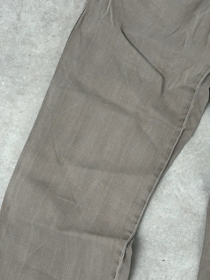 SS2006 Dolce & Gabbana Beige Cozy Cotton Pants aQdWfHV 9