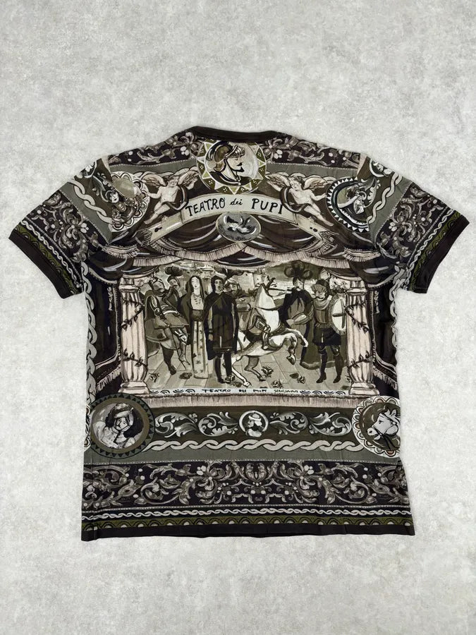2010s Dolce & Gabbana Teatro Della Puppets T-Shirt EuhXgCU 4