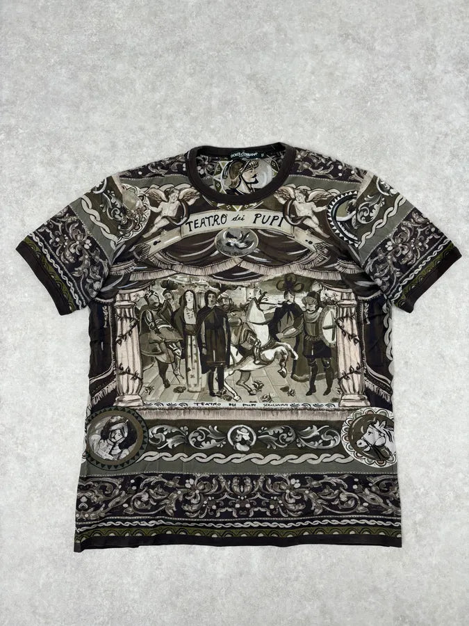 2010s Dolce & Gabbana Teatro Della Puppets T-Shirt EuhXgCU 0
