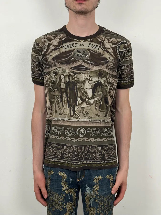 2010s Dolce & Gabbana Teatro Della Puppets T-Shirt EuhXgCU 1