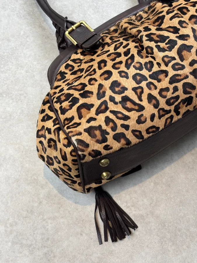 Dolce & Gabbana Beige Leopard Print Calf Hair Handle Bag SndDpbc 12