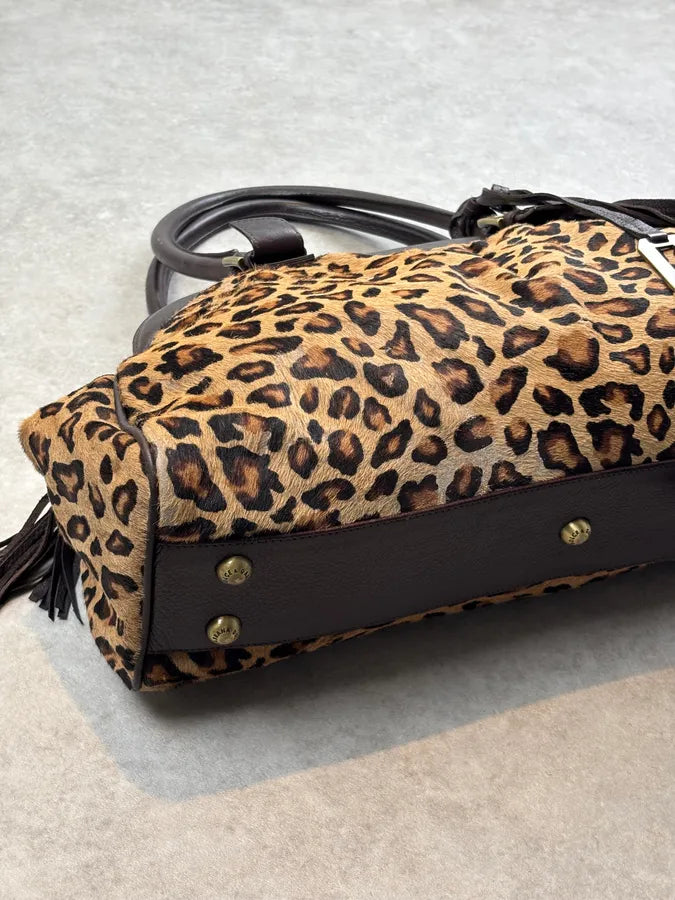 Dolce & Gabbana Beige Leopard Print Calf Hair Handle Bag SndDpbc 11