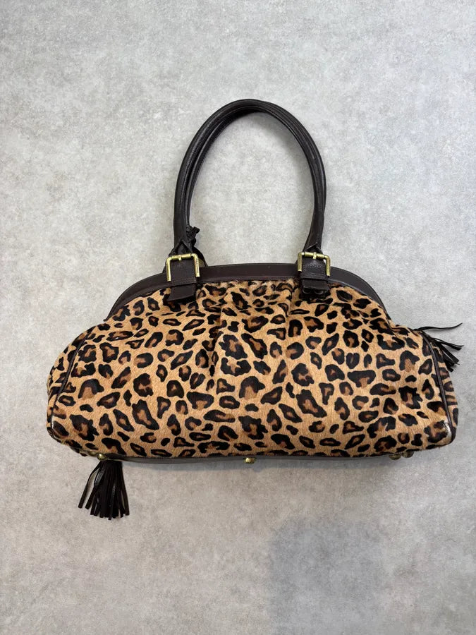Dolce & Gabbana Beige Leopard Print Calf Hair Handle Bag SndDpbc 9