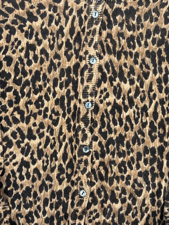 Dolce & Gabbana Wool Leopard Print Cardigan Sweater JVBcdAV 6