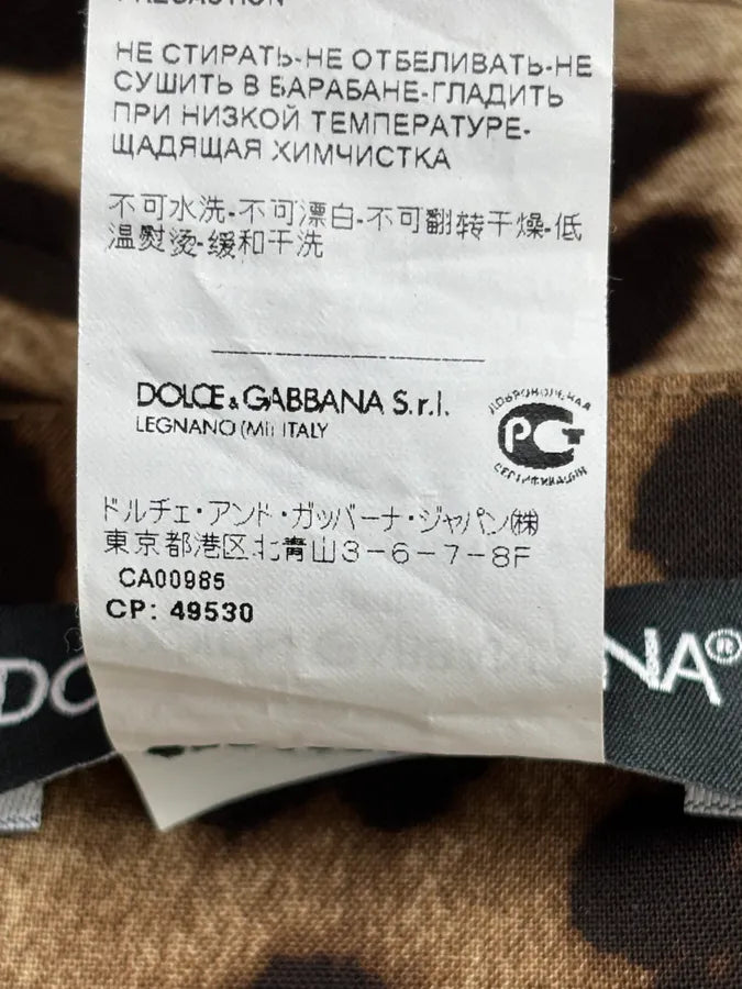 2010s Dolce & Gabbana Beige Leopard Midi Skirt IuUbSXa 12