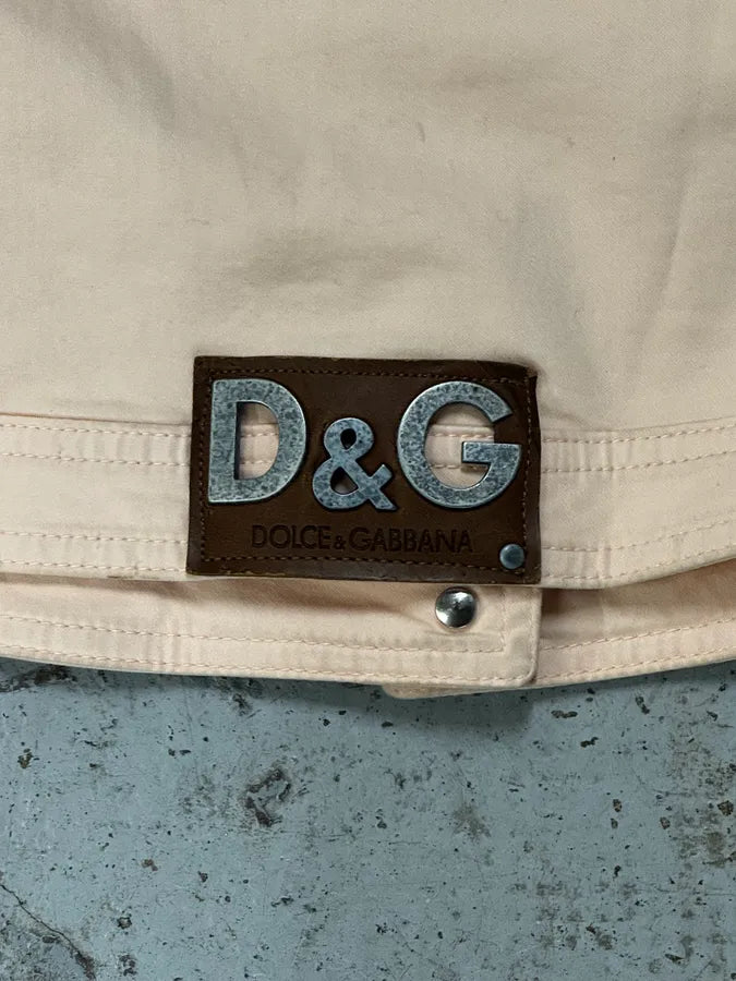 SS2004 Dolce & Gabbana Faded Pink Perfecto Light Jacket FglATUd 10