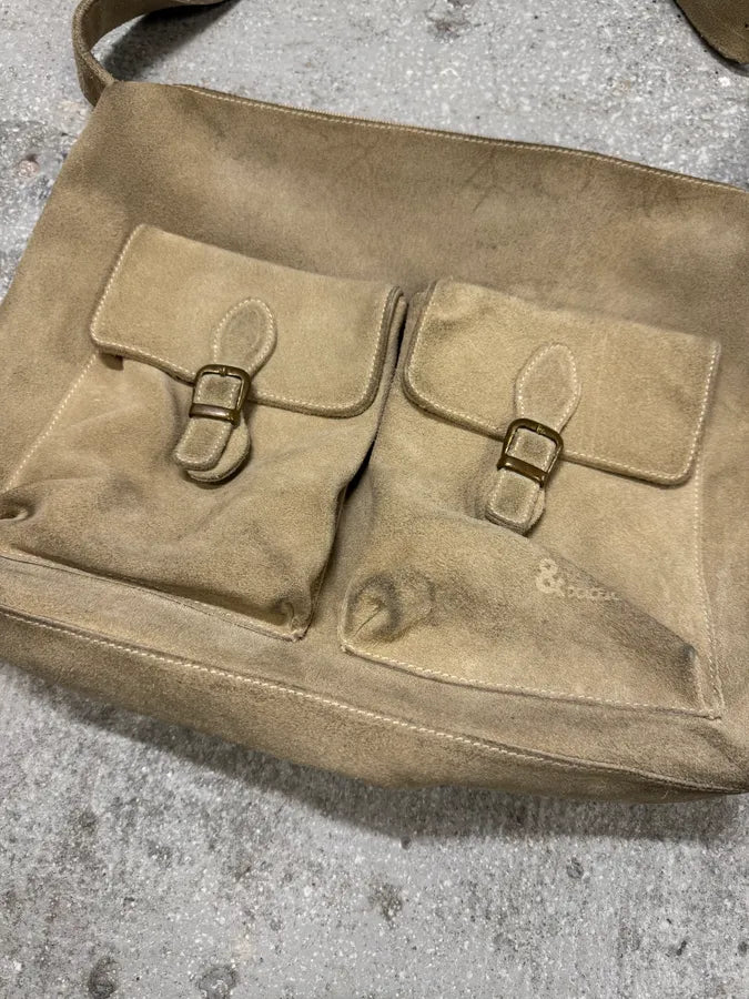 Dolce & Gabbana Beige Suede Bag (OS) 1