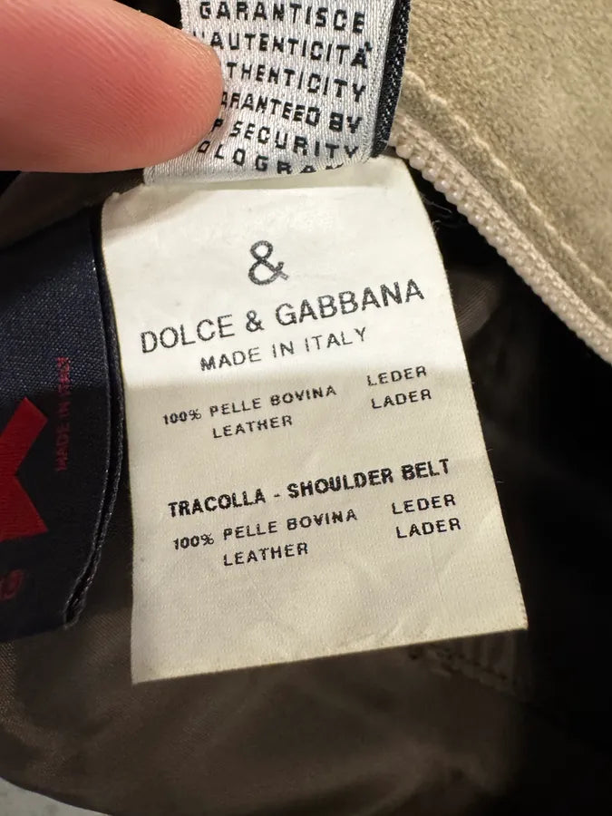 Dolce & Gabbana Beige Suede Bag (OS) 10