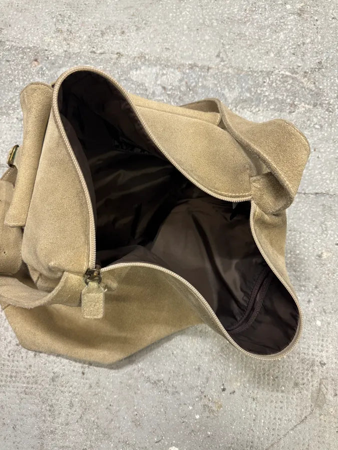 Dolce & Gabbana Beige Suede Bag (OS) 3