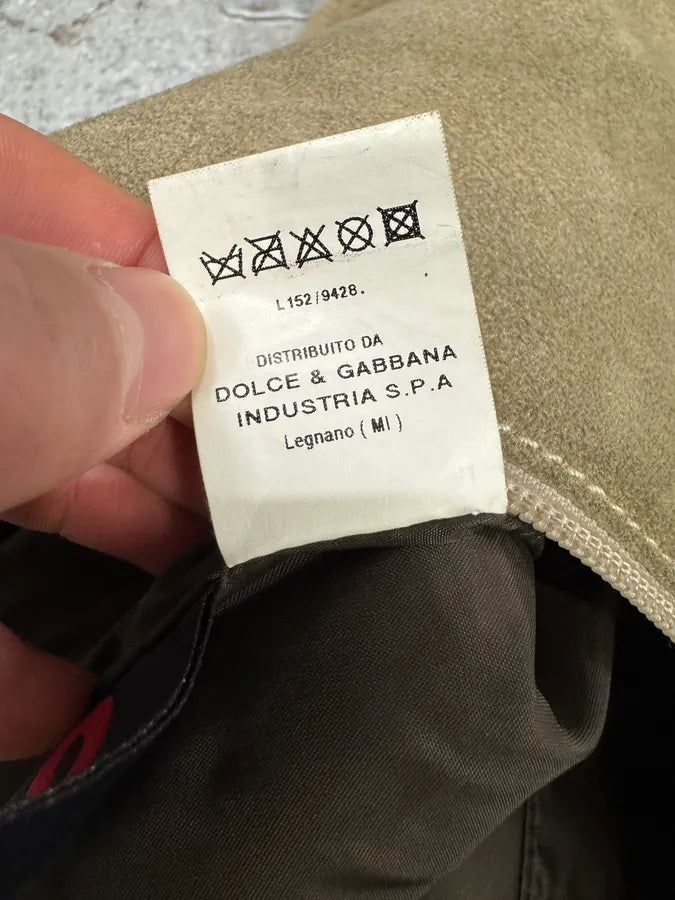 Dolce & Gabbana Beige Suede Bag (OS) 9