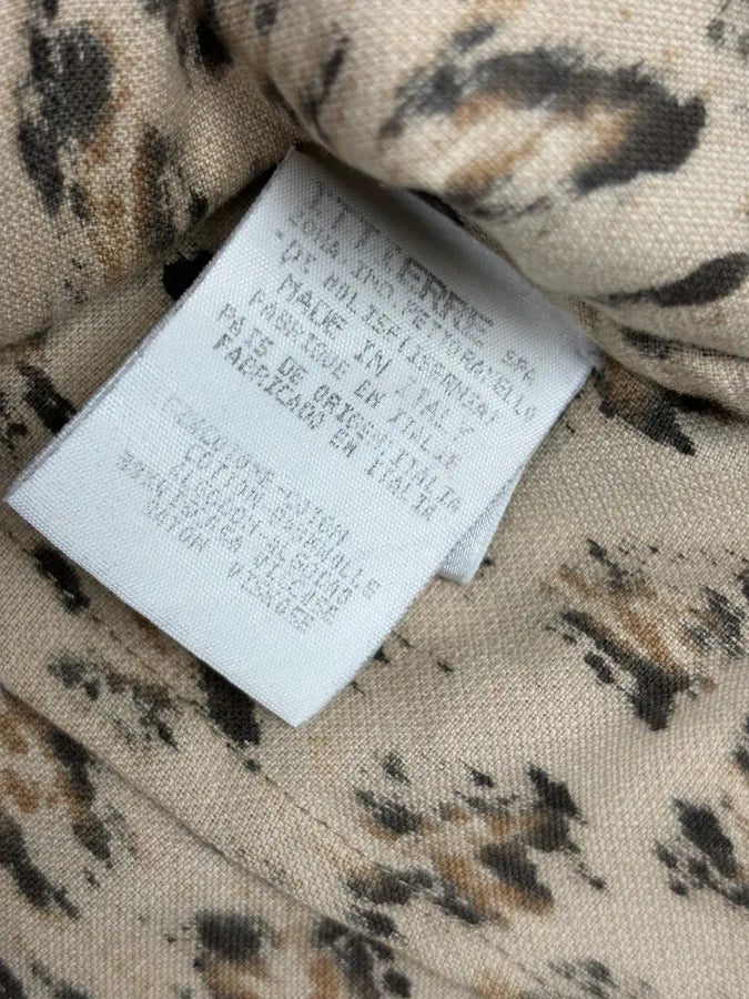 2000s Dolce & Gabbana Beige Faux Fur Leopard Shirt KxUuQlh 10
