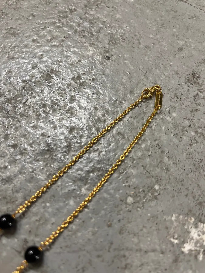 Dolce & Gabbana Black & Gold Rosary Necklace (OS) zAztyPS 6
