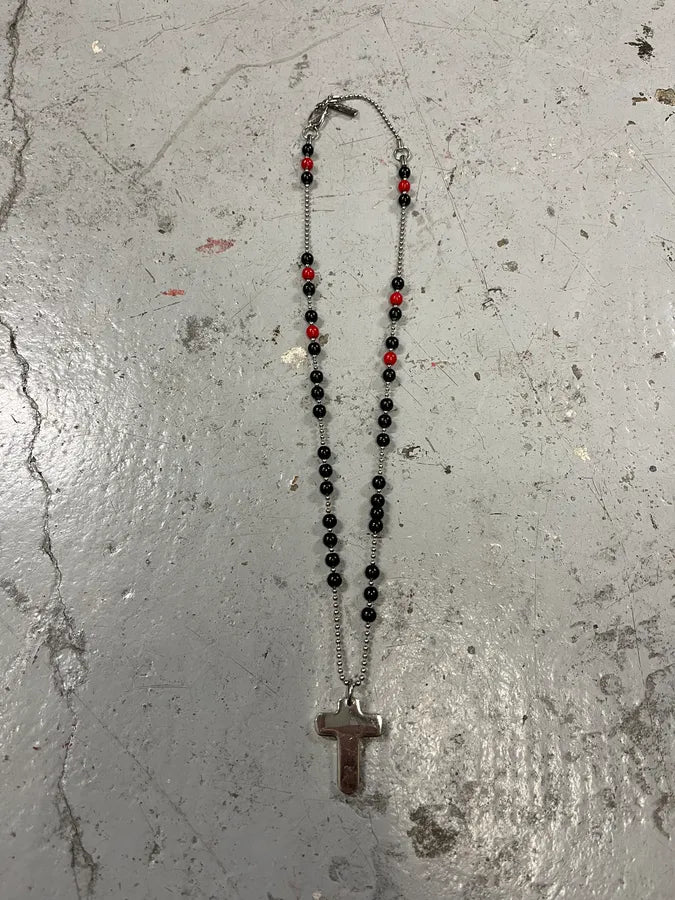 Dolce & Gabbana Black & Red Cross Necklace aOnDMxV 5