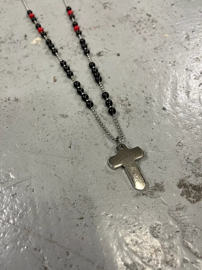 Dolce & Gabbana Black & Red Cross Necklace aOnDMxV 6