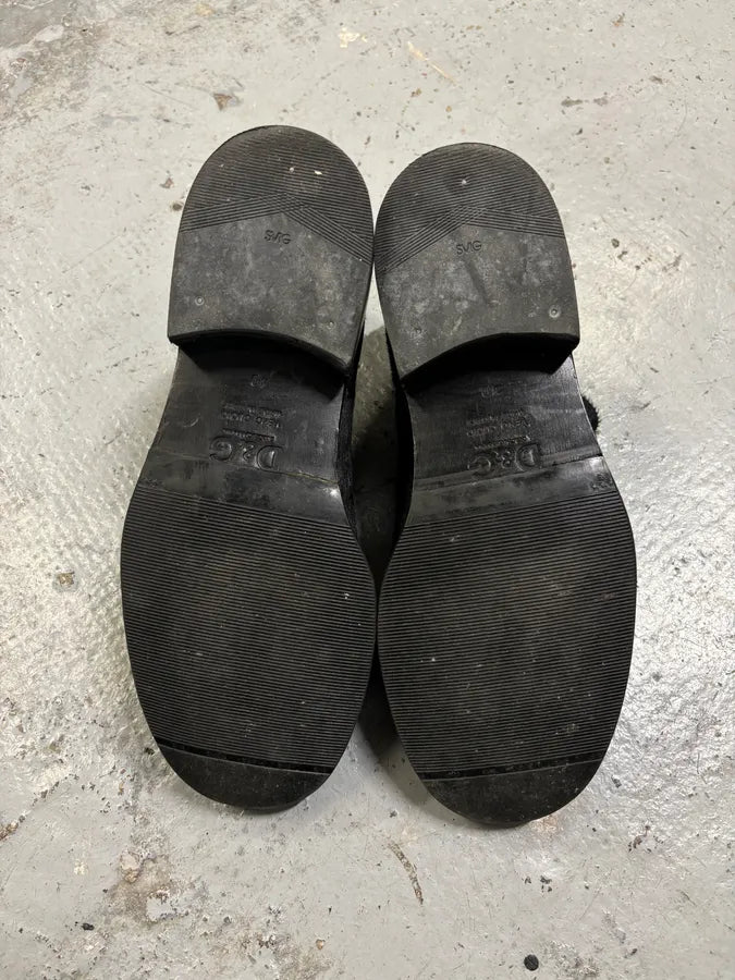 Dolce & Gabbana Black Calf Hair Chelsea Boots mewjQKs 9