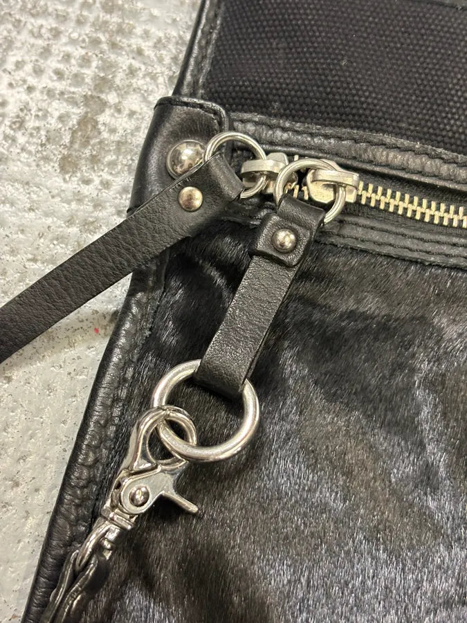 Dolce & Gabbana Black Calf Hair Crossbody Bag pSgCjqw 9