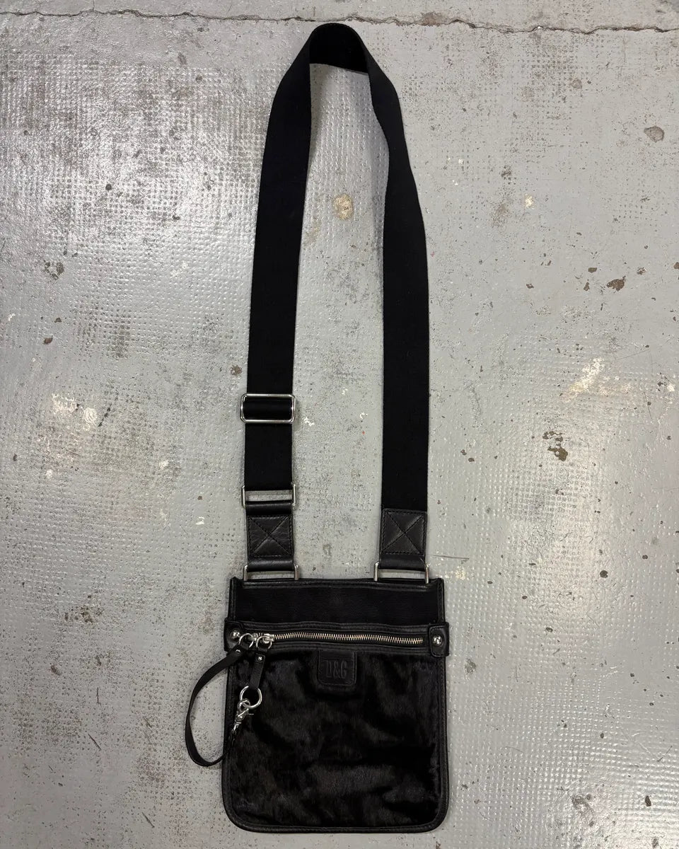 Dolce & Gabbana Black Calf Hair Crossbody Bag pSgCjqw 0