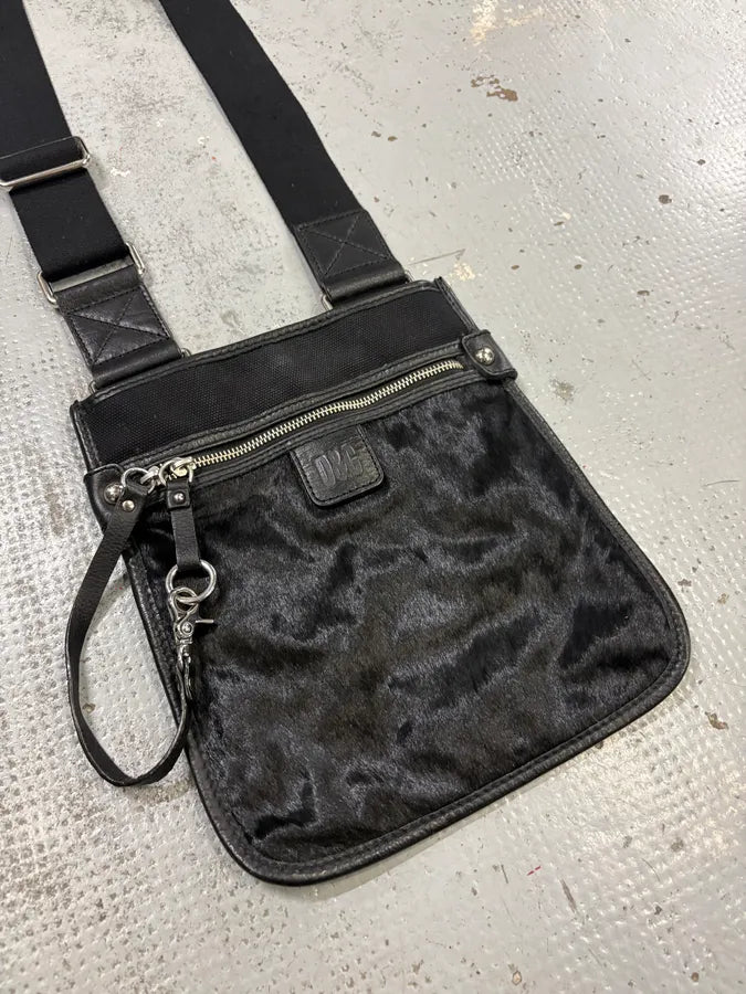 Dolce & Gabbana Black Calf Hair Crossbody Bag pSgCjqw 3
