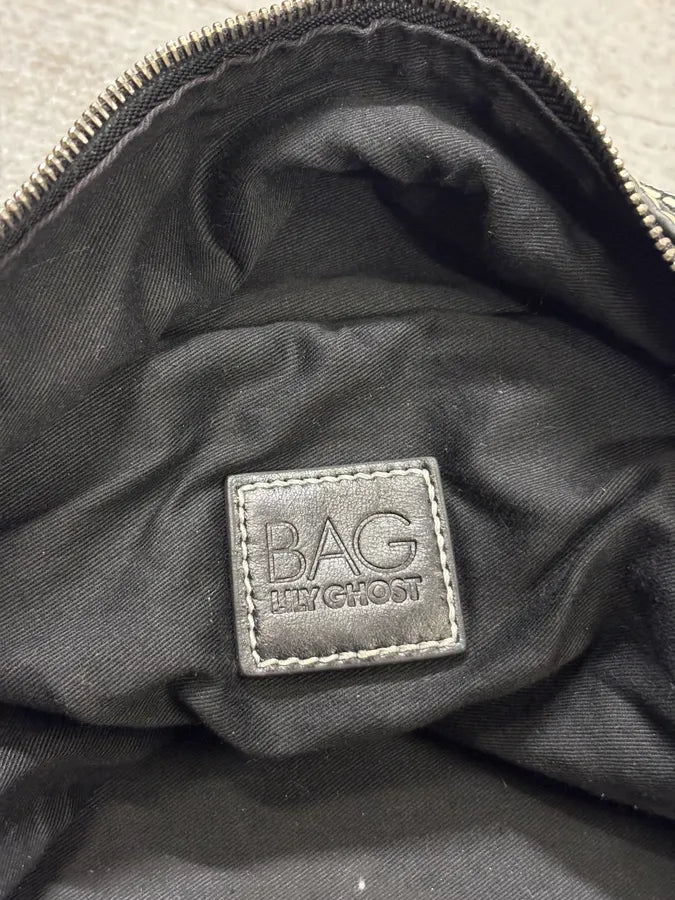 AW2010 Dolce & Gabbana Black Canvas Trompe Loeil Zip Lily Bag BQYnlMq 9