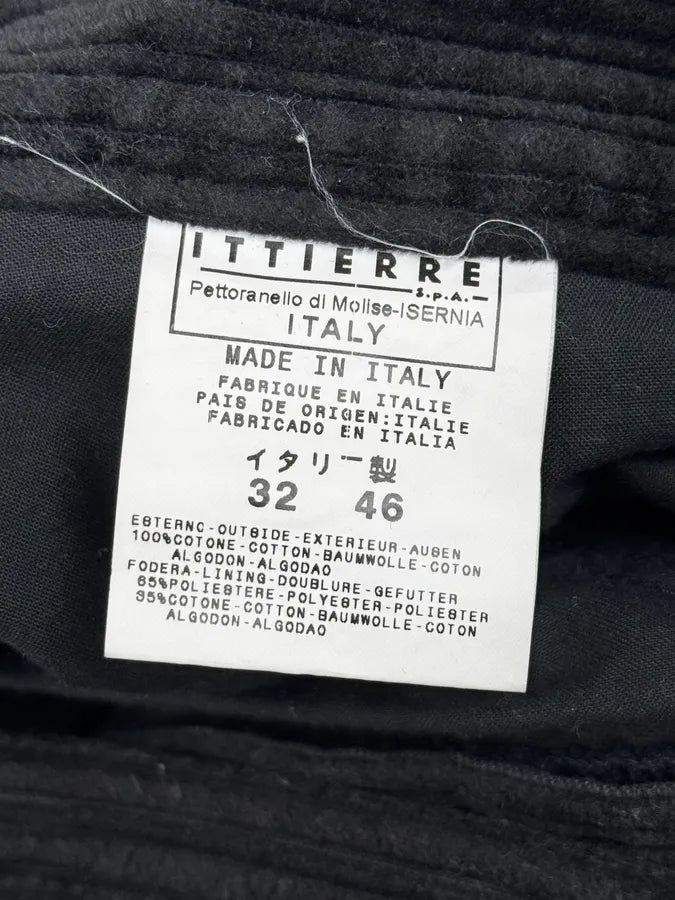 2000s Dolce & Gabbana Black Classic Corduroy Pants nwxOGLM 7