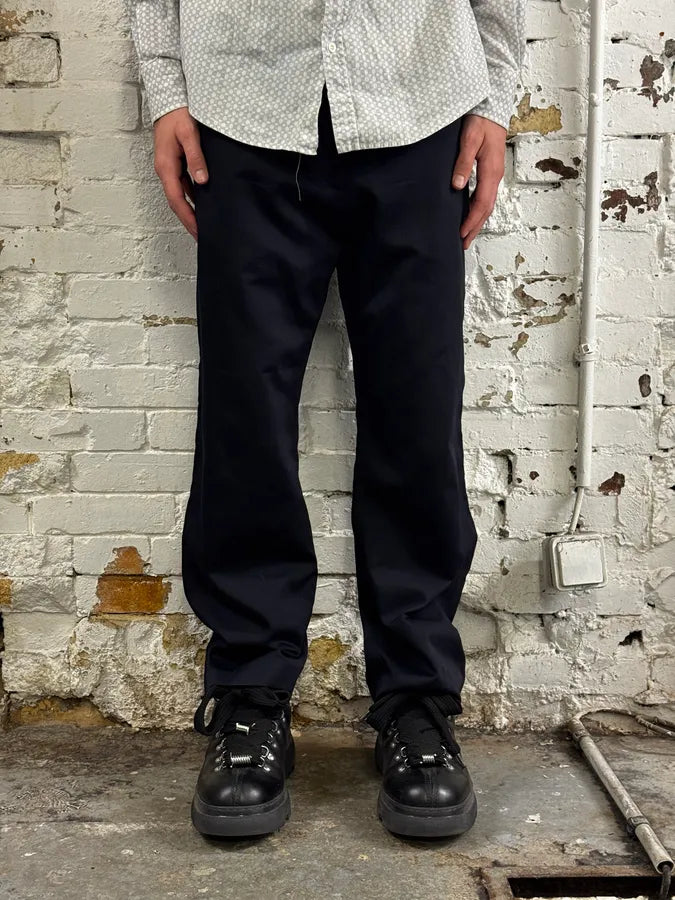 2000s Dolce & Gabbana Black Classy Striped Pants GKDYHXW 0
