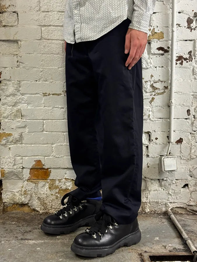 2000s Dolce & Gabbana Black Classy Striped Pants GKDYHXW 1