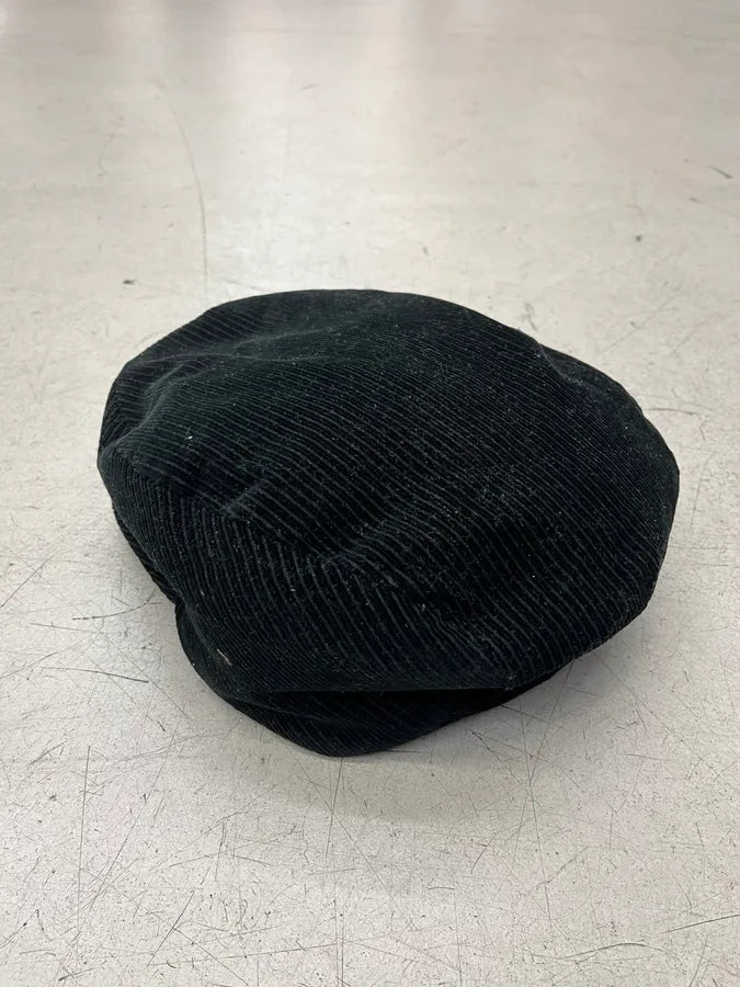 FW2005 Dolce & Gabbana Black Corduroy Coppola Hat GXytXYB 5