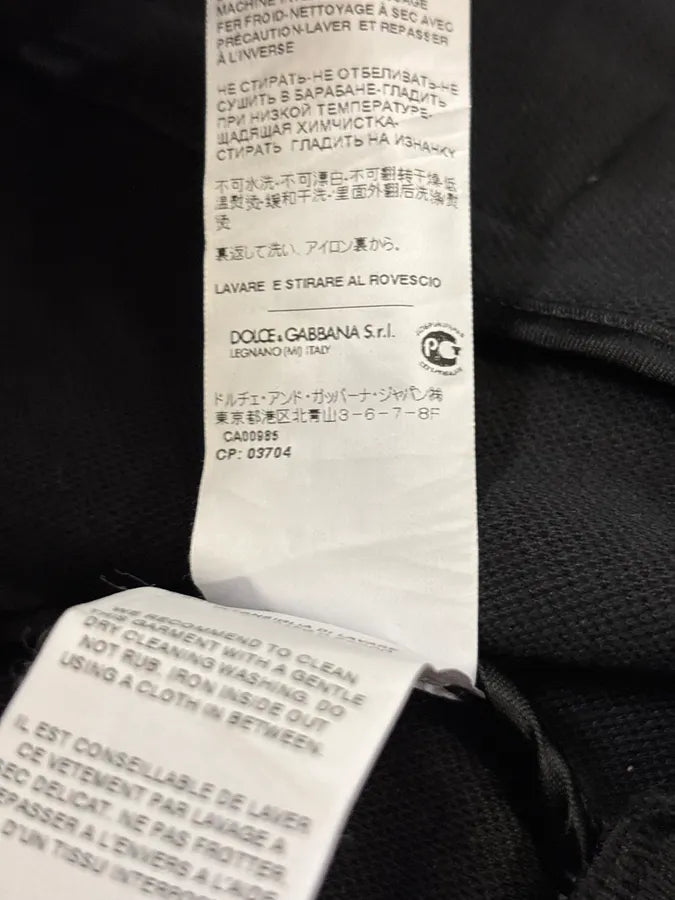 2010s Dolce & Gabbana Black Contrast Stripe Bomber Jacket iamQDfy 10