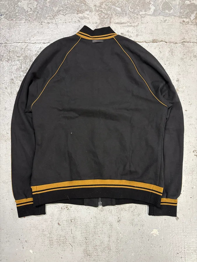 2010s Dolce & Gabbana Black Contrast Stripe Bomber Jacket iamQDfy 4