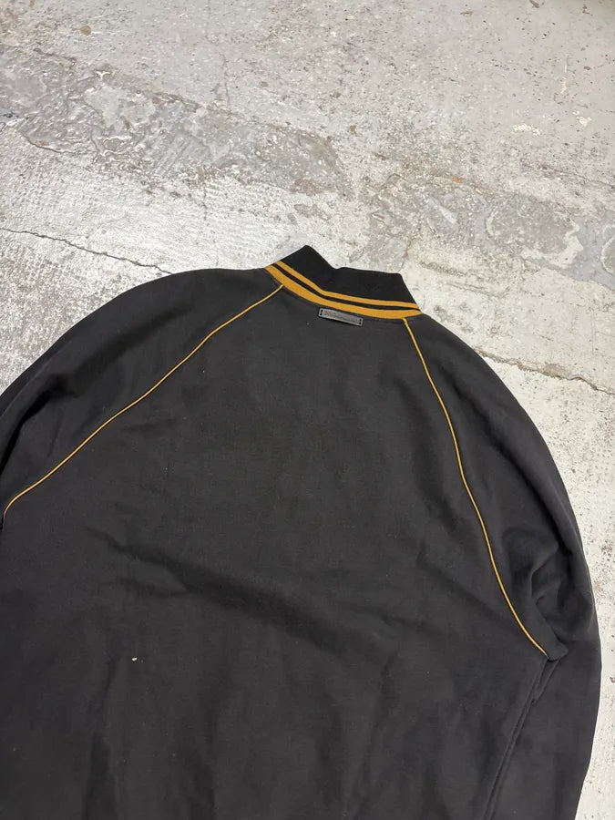 2010s Dolce & Gabbana Black Contrast Stripe Bomber Jacket iamQDfy 5