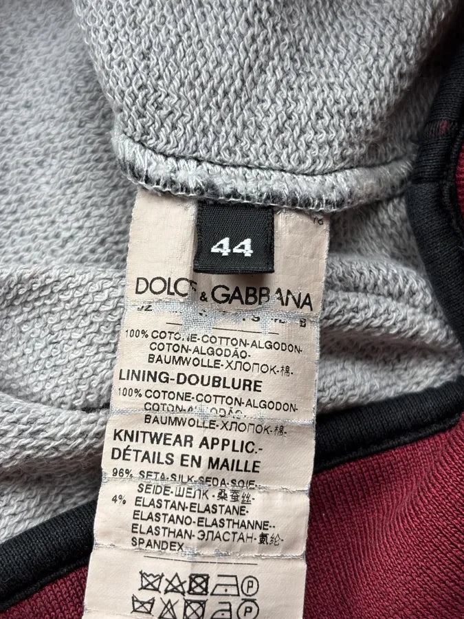 AW2019 Dolce & Gabbana Black King Crown Hoodie UQHAKRD 9