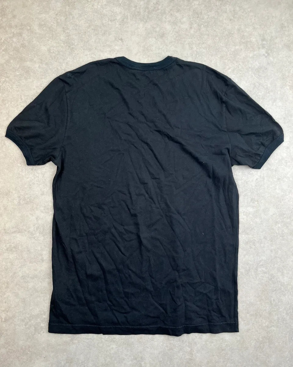 Dolce & Gabbana Black Lazy Relaxed Dog Graphic T-Shirt RYMKIgn 4